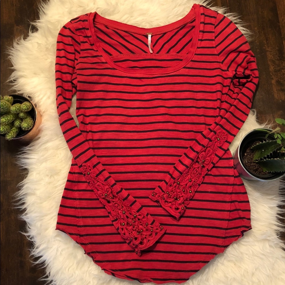 Striped Free People Top